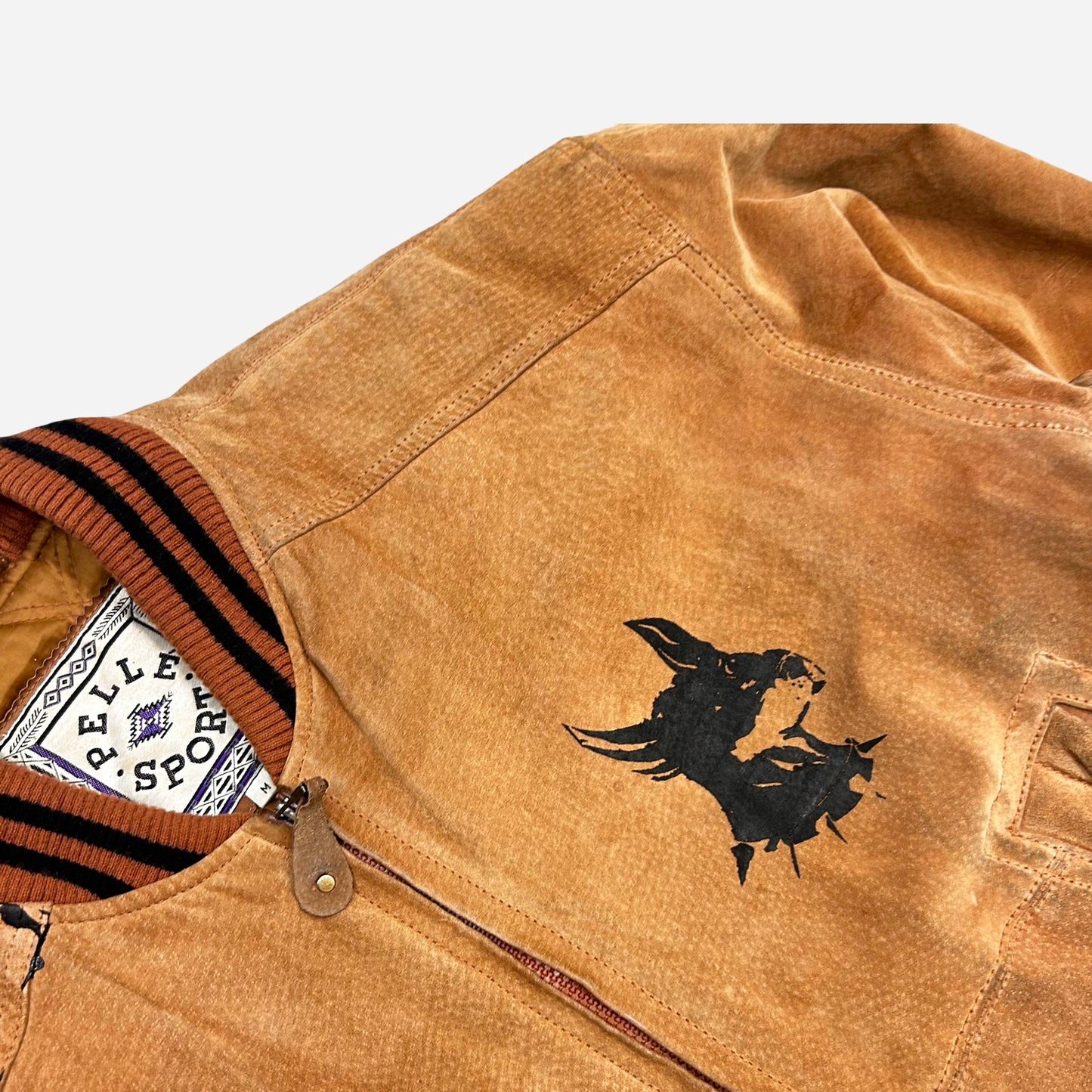 Vintage Guardian Bomber Jacket - Pelle Sport 90s (1-of-1)