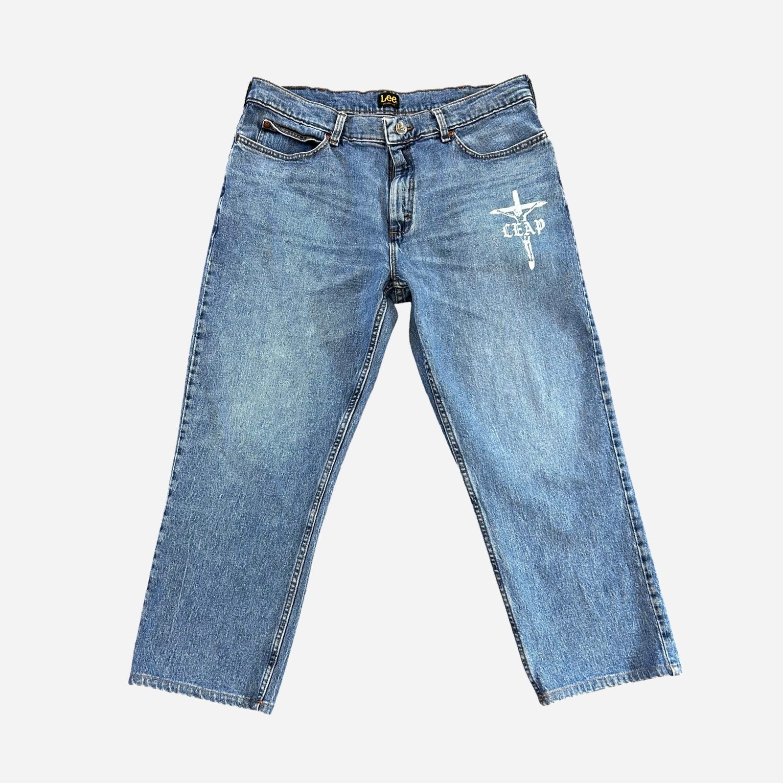 Vintage Crucifix Denim - Lee Relaxed (1-of-1) – Leap Boards