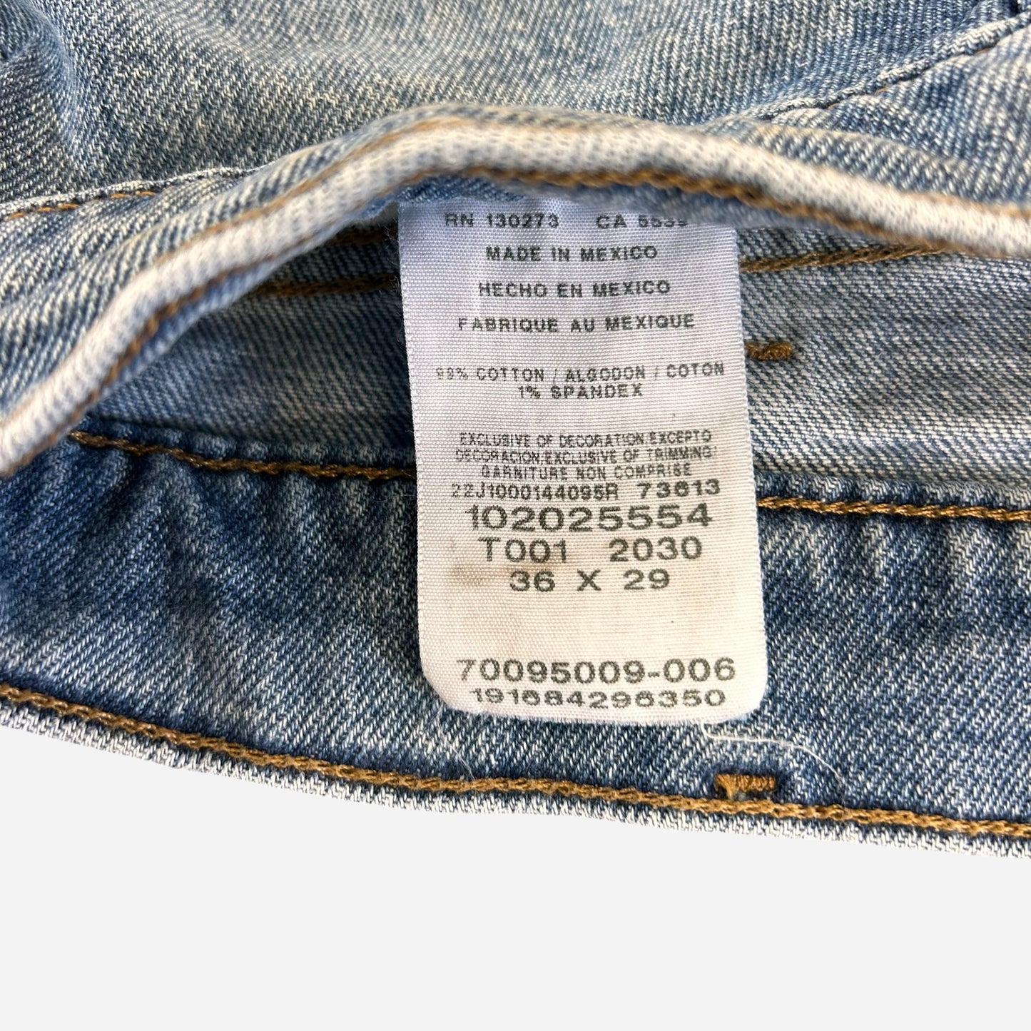 Vintage Crucifix Denim - Lee Relaxed (1-of-1)