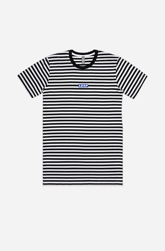 Black White Stripe Tee