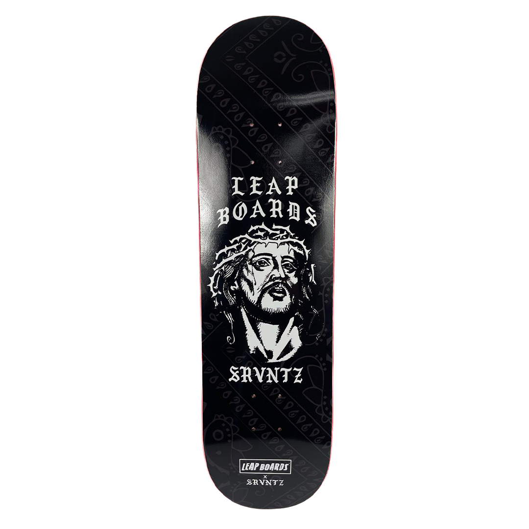 Limited Edition: Jesus Skateboard Deck / Srvntz x Leap Collab