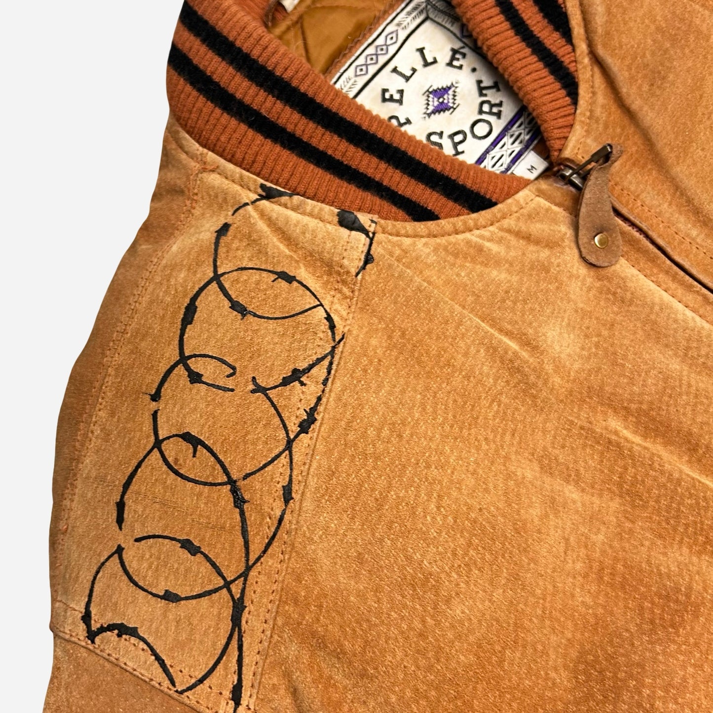 Vintage Guardian Bomber Jacket - Pelle Sport 90s (1-of-1)