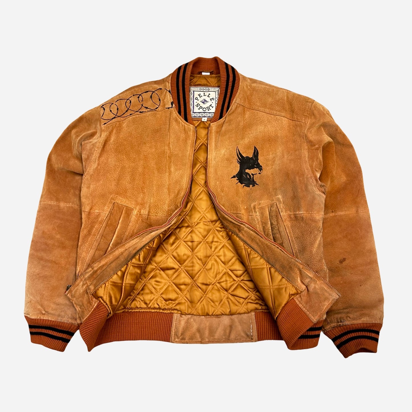 Vintage Guardian Bomber Jacket - Pelle Sport 90s (1-of-1)